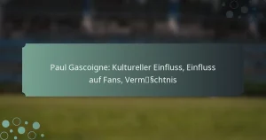 Paul Gascoigne: Kultureller Einfluss, Einfluss auf Fans, Vermächtnis
