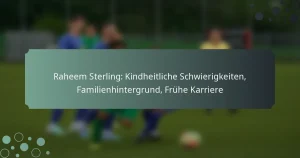 Raheem Sterling: Kindheitliche Schwierigkeiten, Familienhintergrund, Frühe Karriere